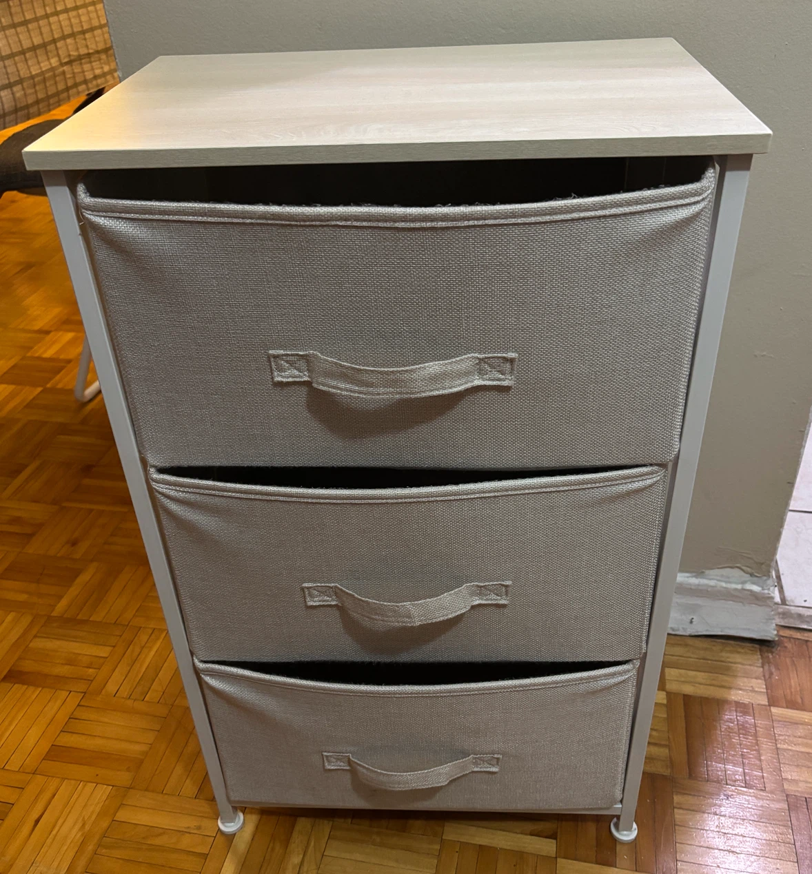 Fabric 3-Drawer Storage Cabinet (x2)
