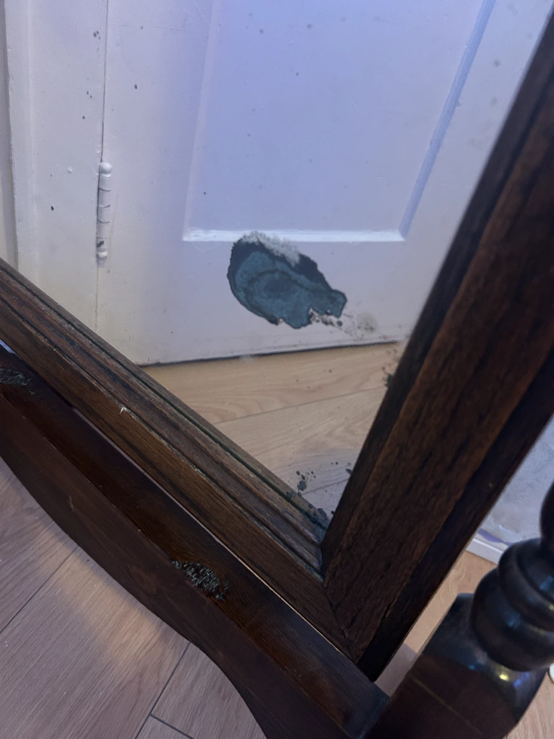 Wooden Floor Mirror - photo 3
