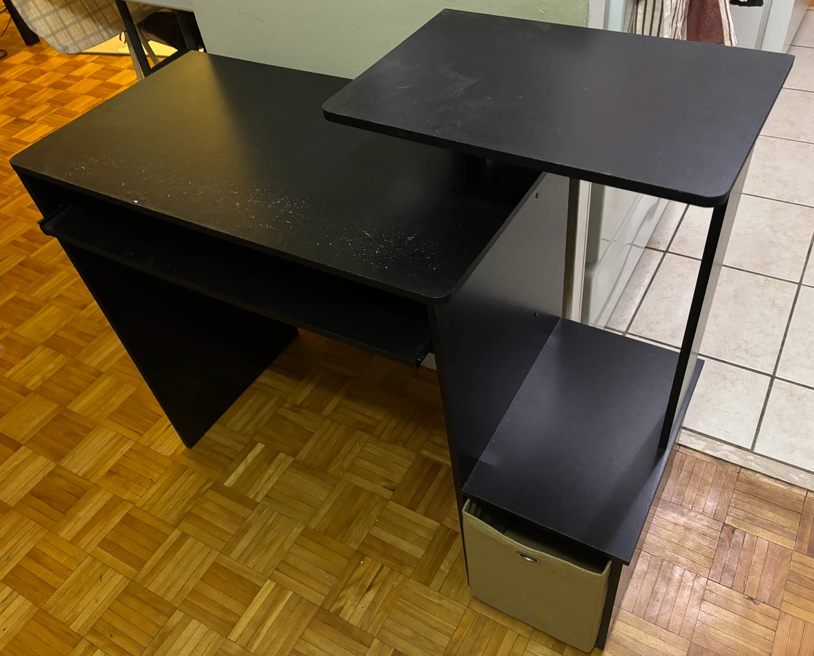 FREE Black Computer Desk - photo 3