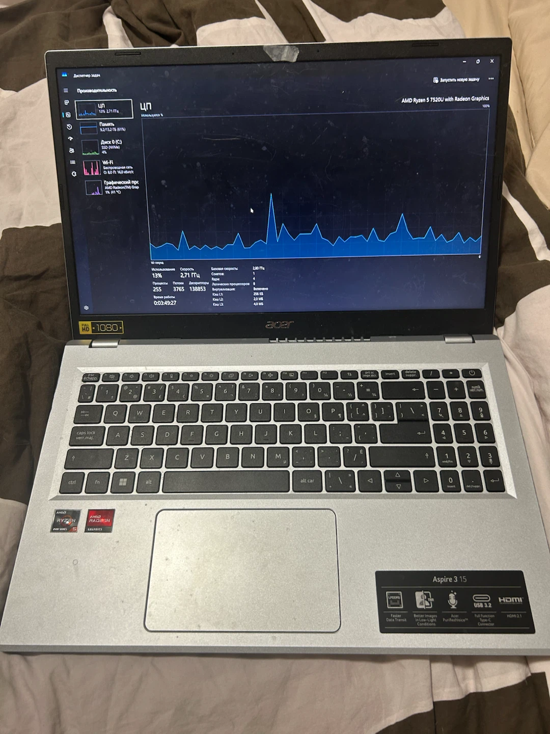 Acer Aspire 3 15 Laptop AMD Ryzen 5 - photo 2