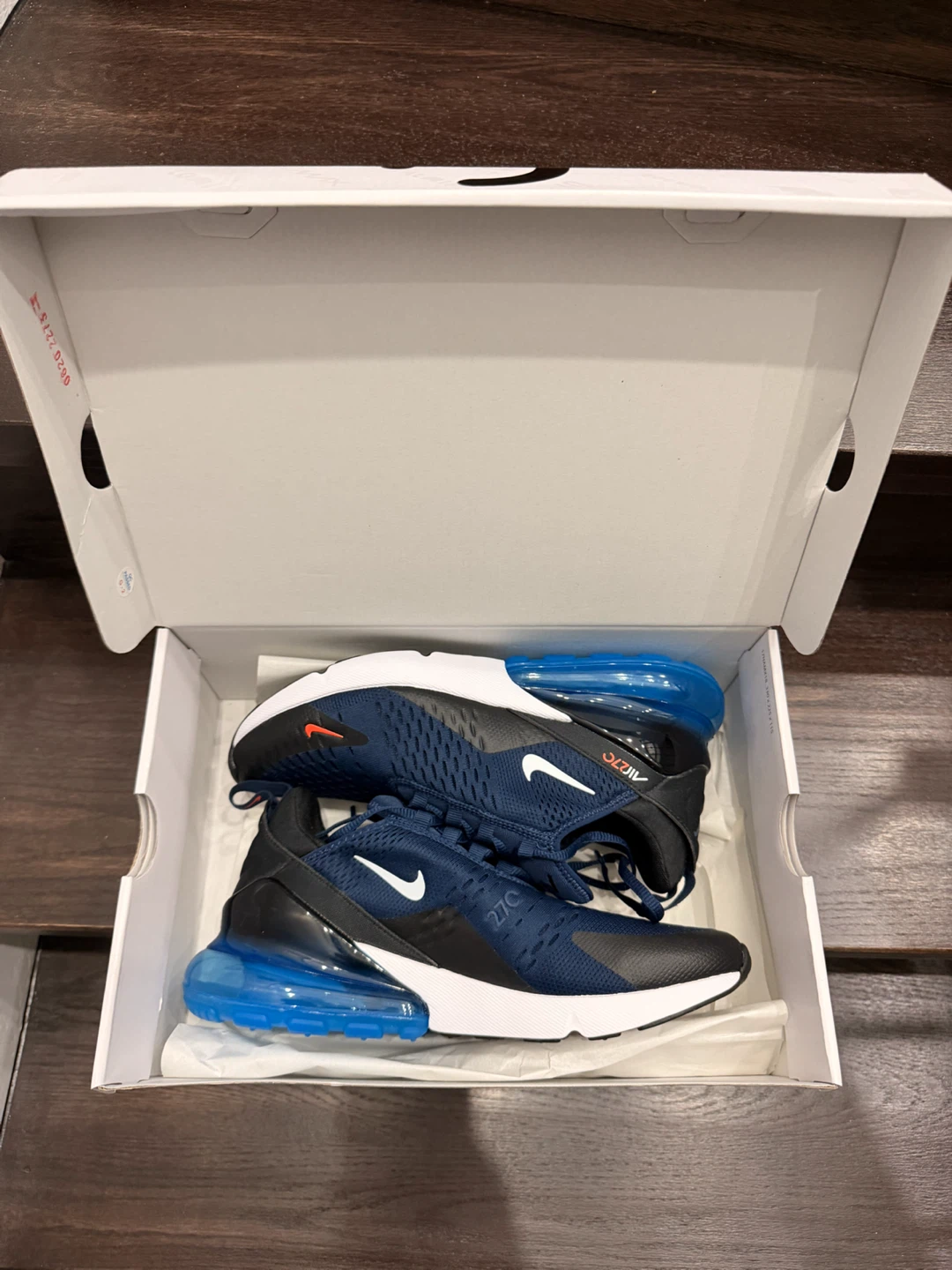 Nike Air Max 270 Navy/White Men's Size 9 - photo 3