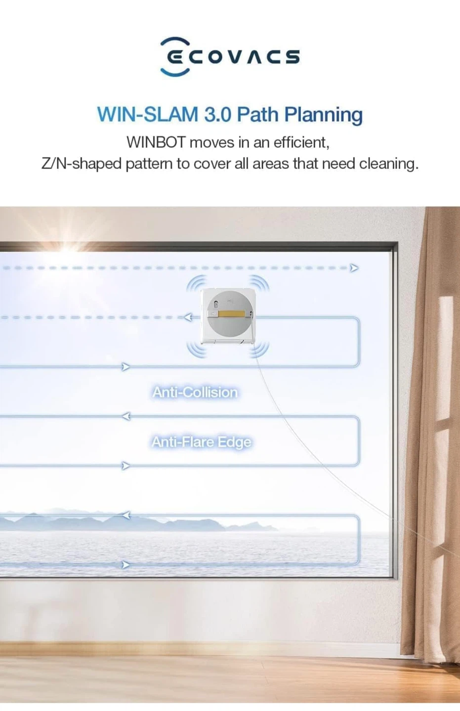 ECOVACS WINBOT W1 PRO Window Cleaning Robot - photo 4