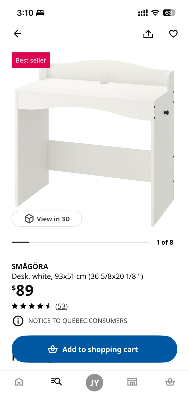 IKEA SMÅGÖRA Desk