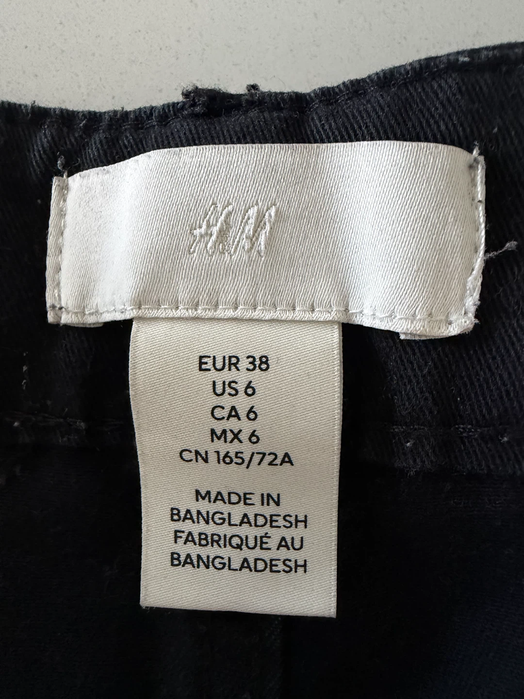 H&M Black Cargo Pants - photo 3