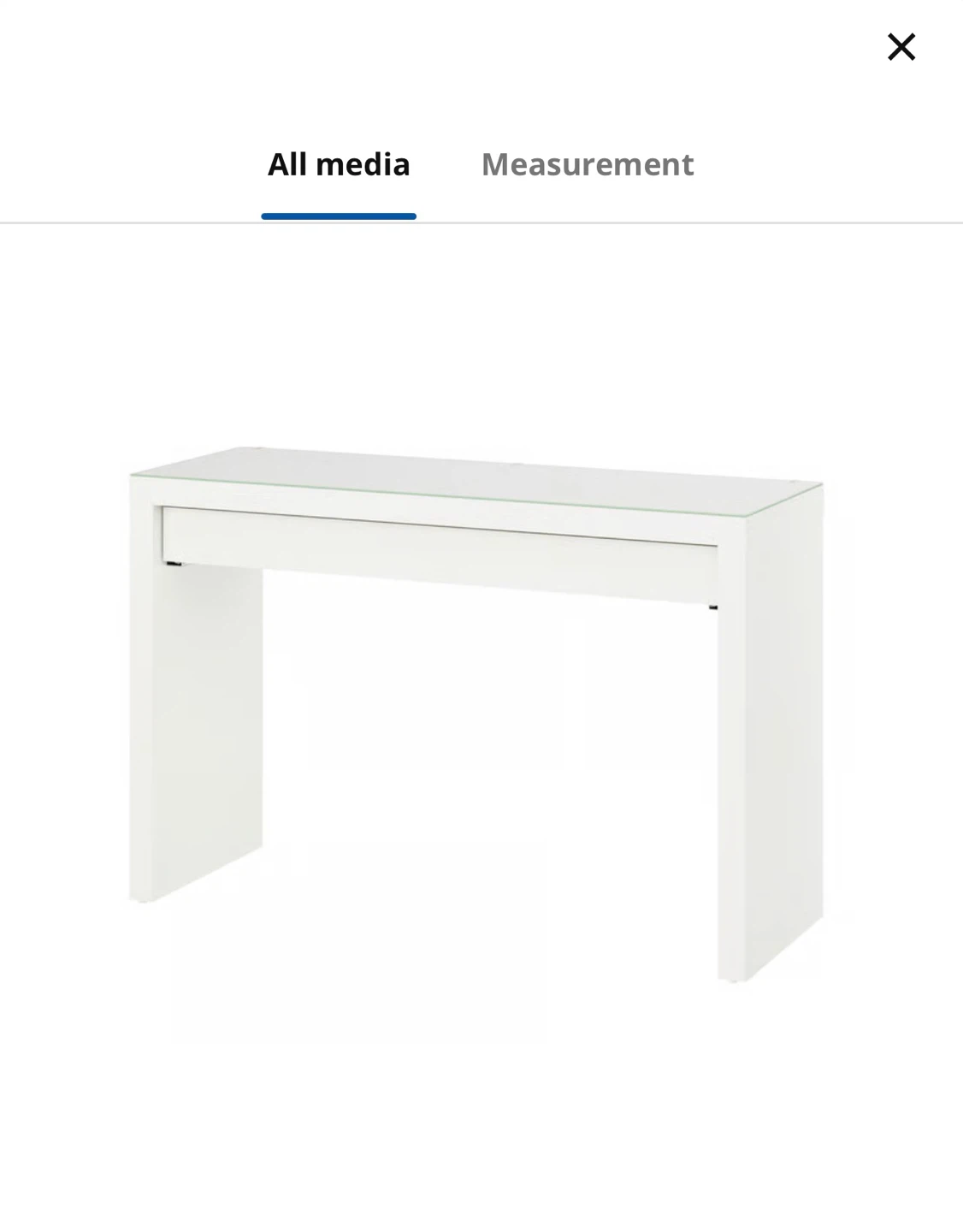 Ikea Malm dressing table