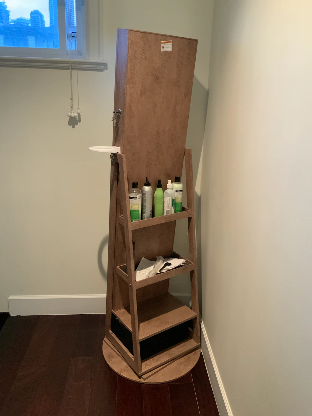 Standing Jewelry Armoire with Mirror - photo 3