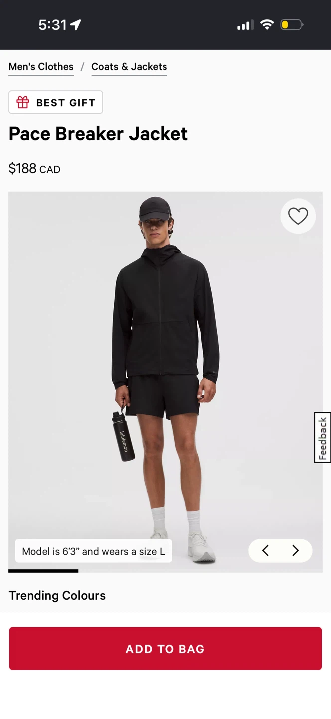 Lululemon Pace Breaker jacket - photo 4