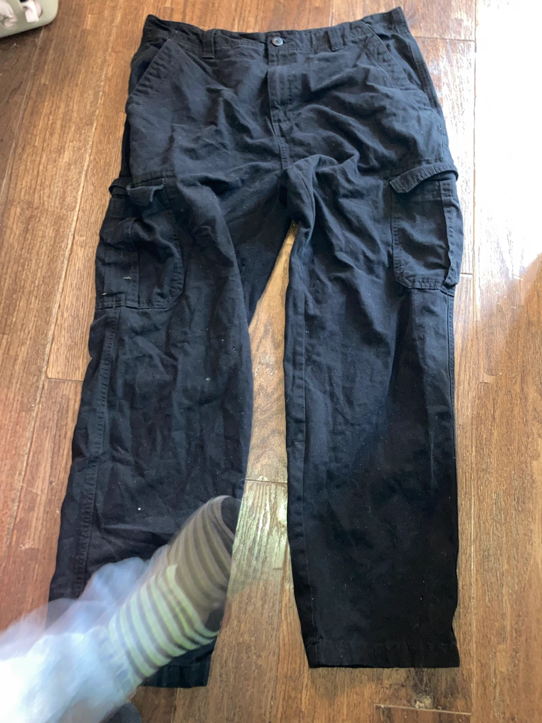 Black Cargo Pants - photo 2