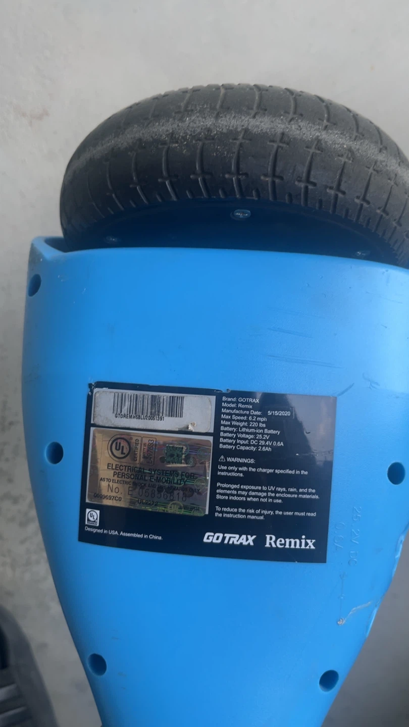 GOTRAX Remix Blue Self-Balancing Scooter - photo 4