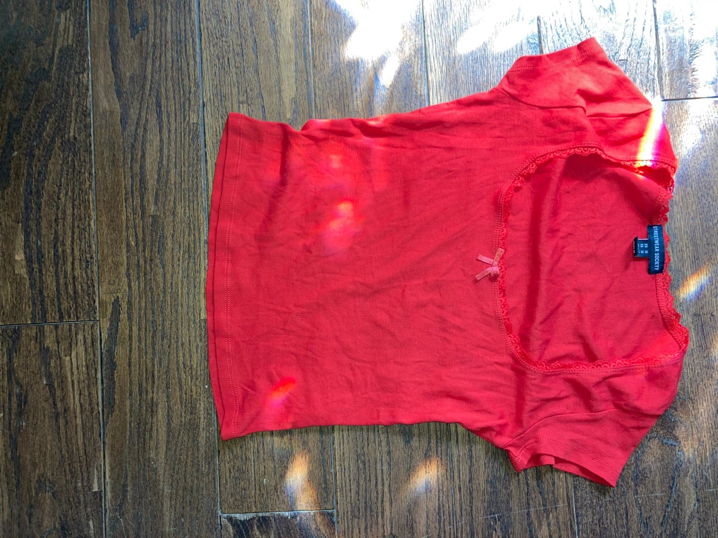 Society 5000 RED TANK TOP