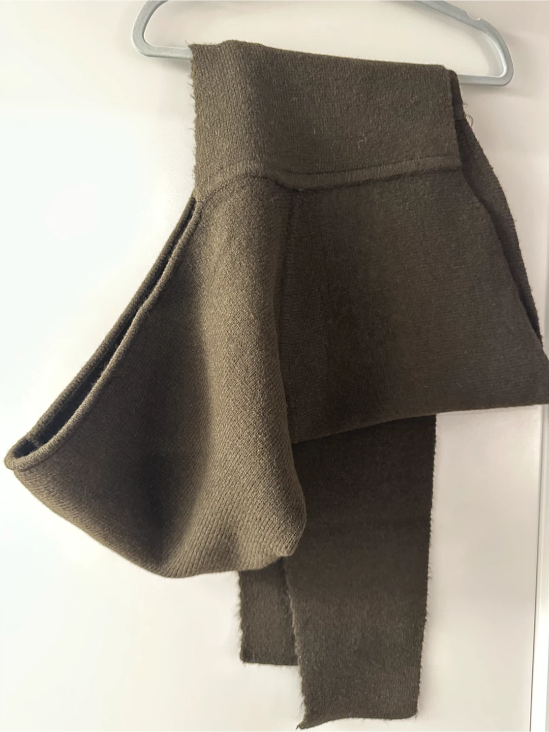 NEW Korean brand - Hooded Knit Scarf Brown