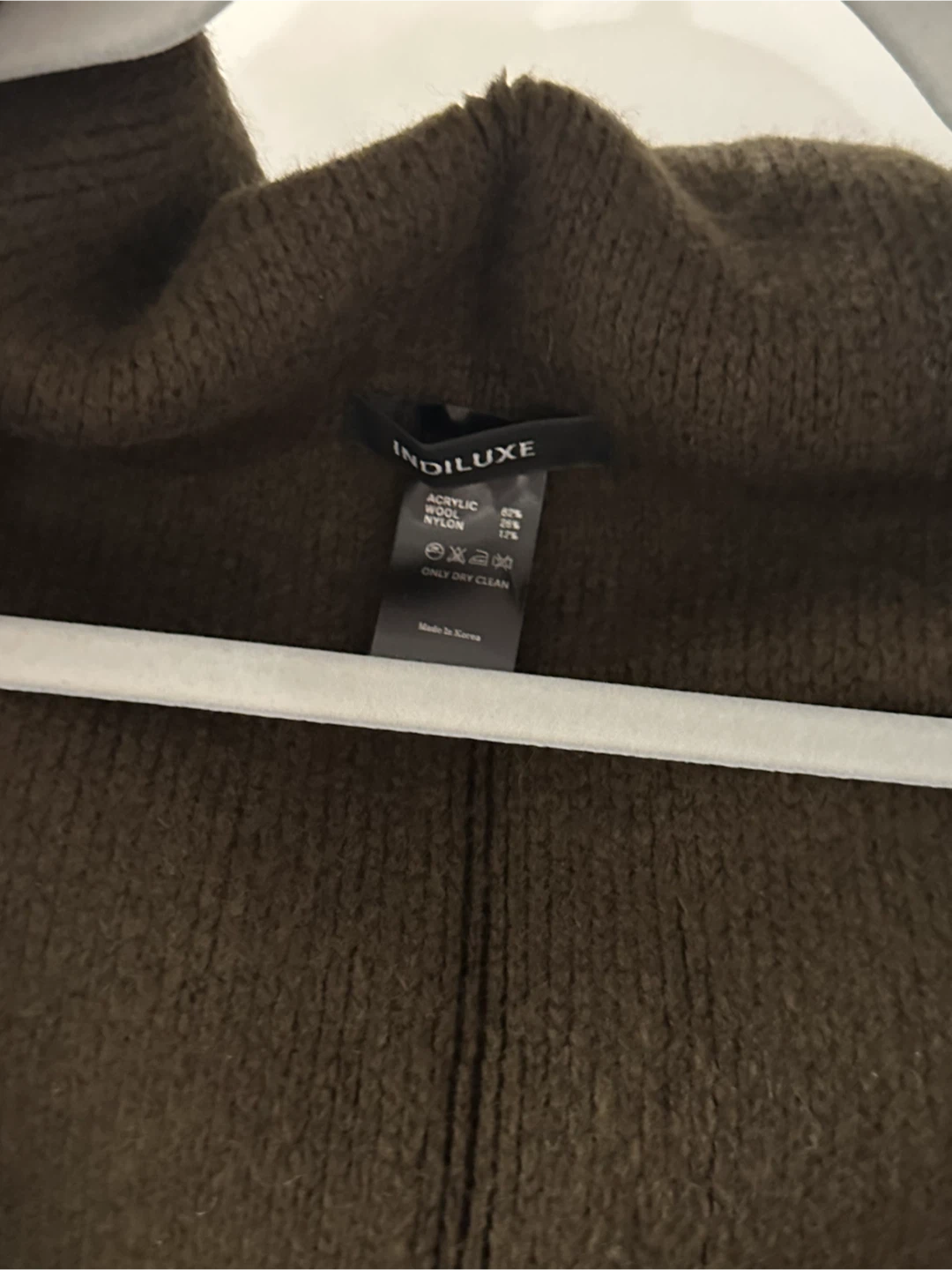 NEW Korean brand - Hooded Knit Scarf Brown - photo 2