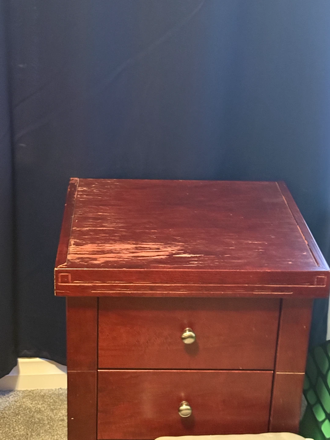 Wooden Dresser, night stand and Double Bed Frame - photo 3