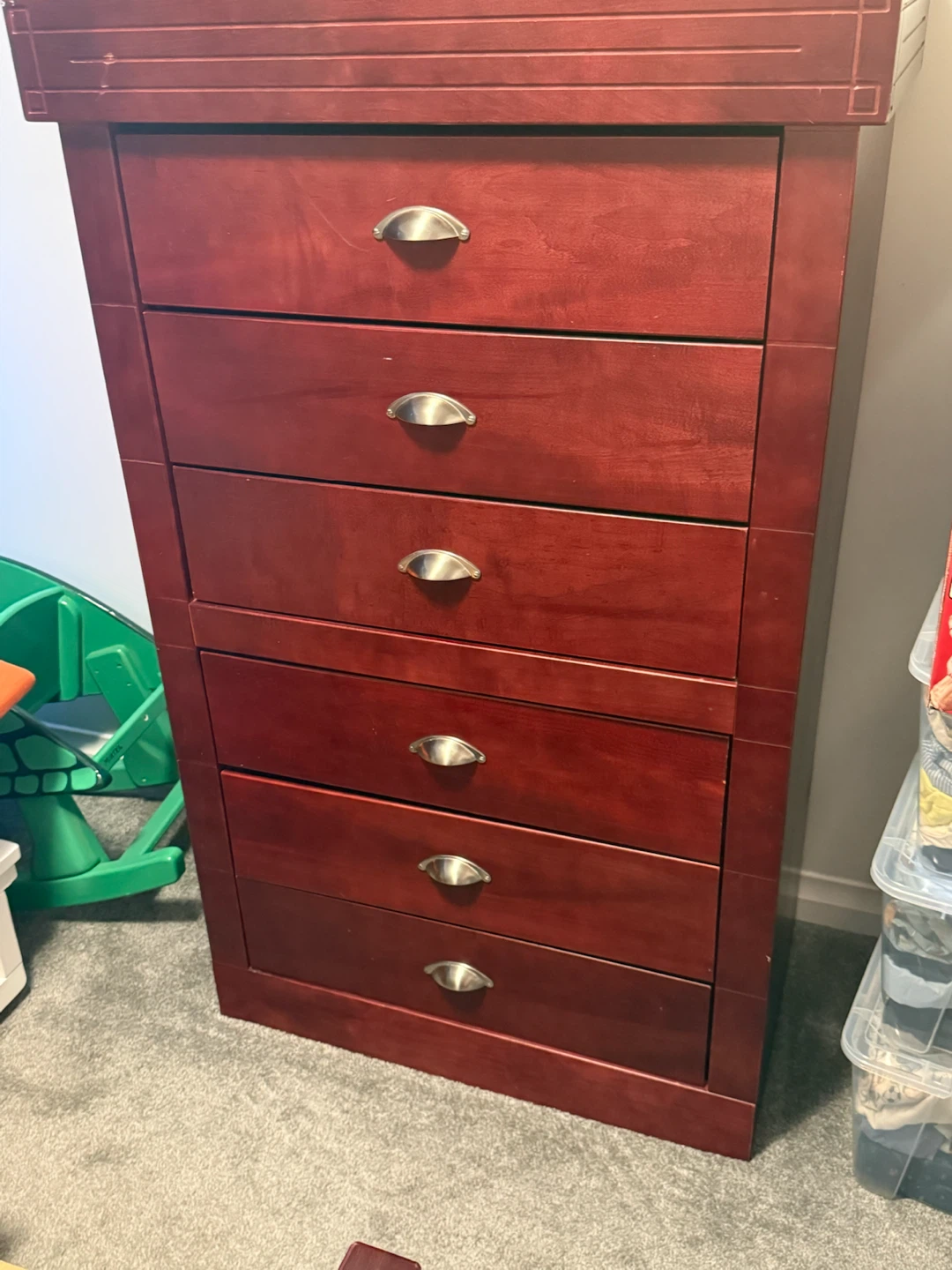 Wooden Dresser, night stand and Double Bed Frame - photo 4