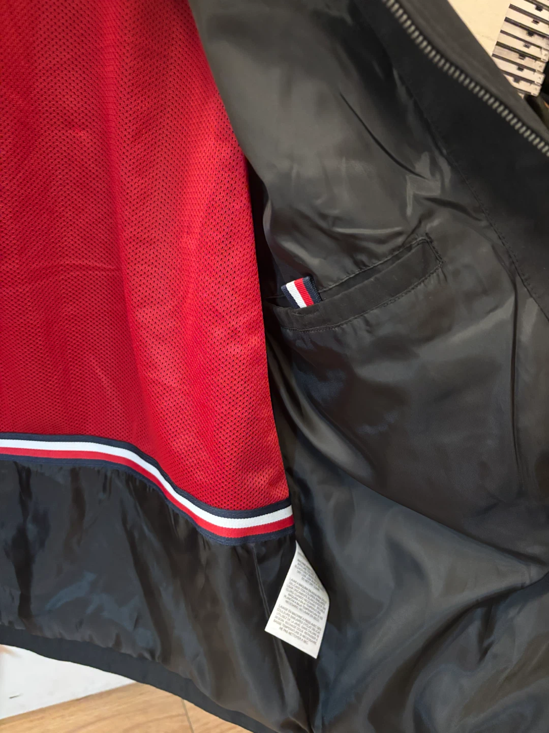 NEW Tommy Hilfiger HARRINGTON Black Jacket - Size M - photo 3