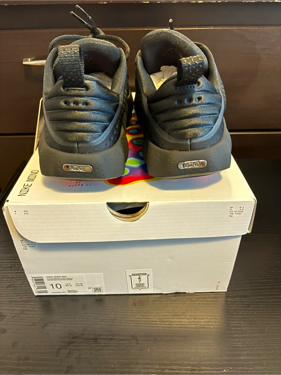 Nike Mind 002 Black size 10 Men’s/11.5 Women’s - photo 3