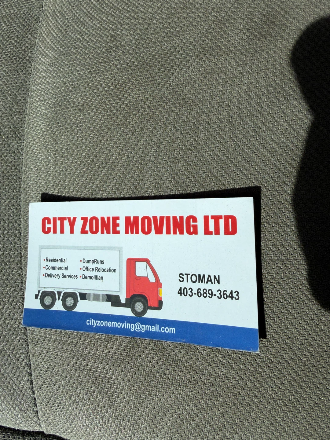 City Zone Moving Ltd. Box Truck - photo 3