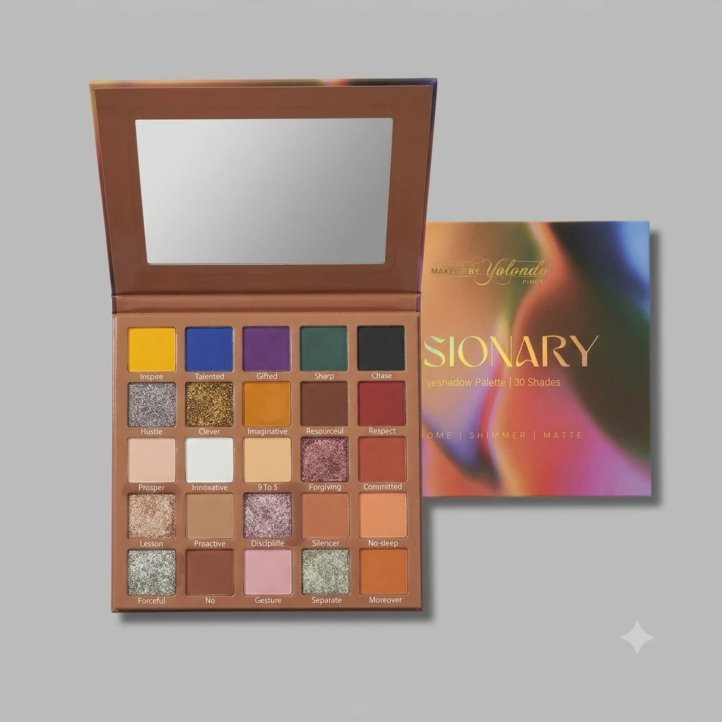 Yolondo PIMBY Visionary Eyeshadow Palette - 30 Shades - photo 2