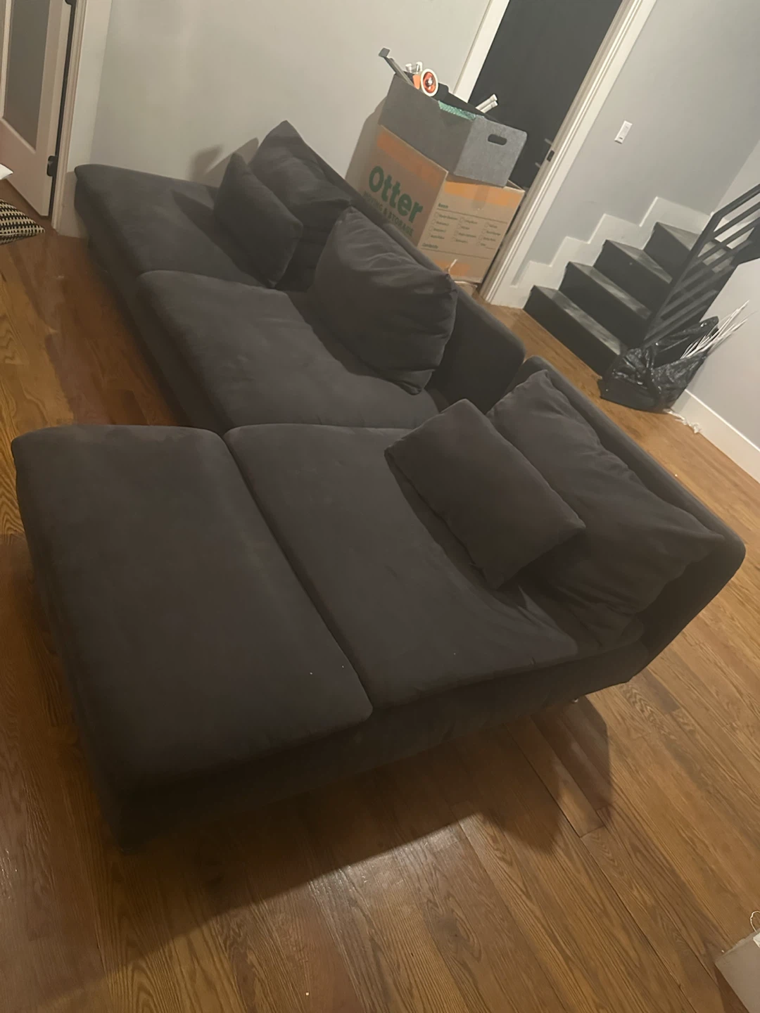 L-shaped sofa