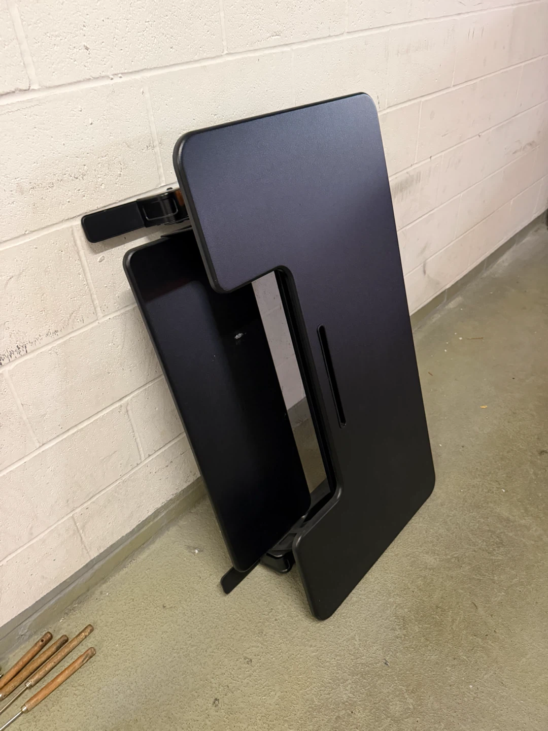 Vivo Black Standing Desk Converter