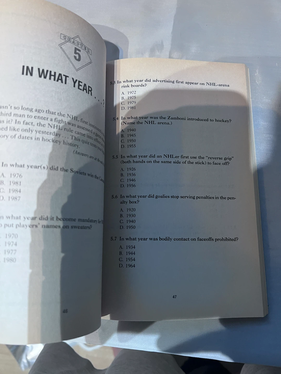 The Hockey Trivia Quiz Book by Don Weekes - photo 2