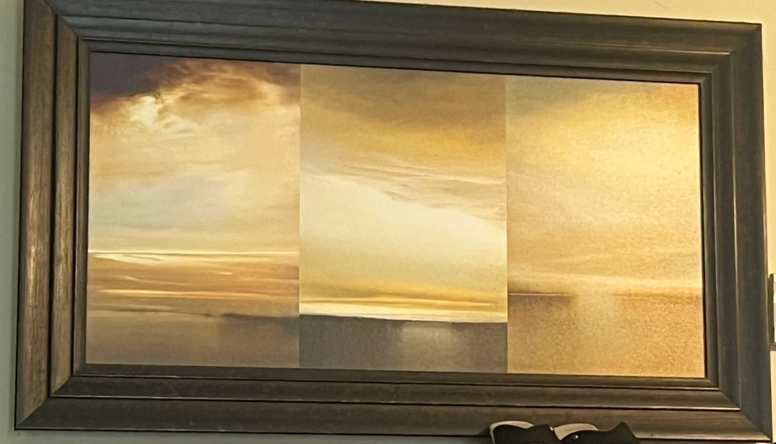Framed Triptych Landscape Art Print