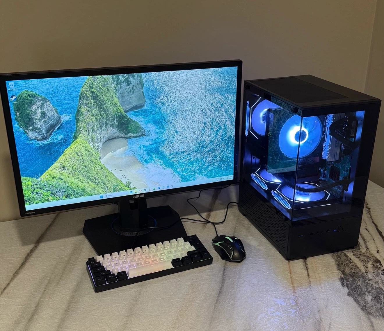 RTX 3060 12GB Gaming PC Bundle - i5, Monitor, Keyboard & Mouse - photo 2