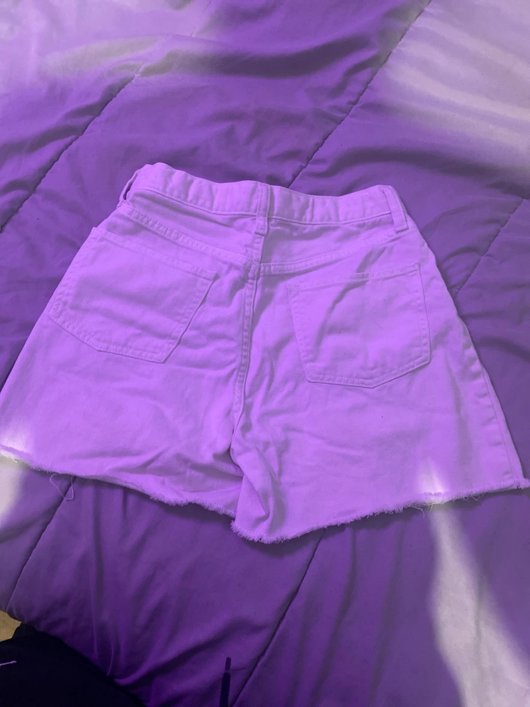 Old Navy White Denim Cutoff Shorts - photo 2