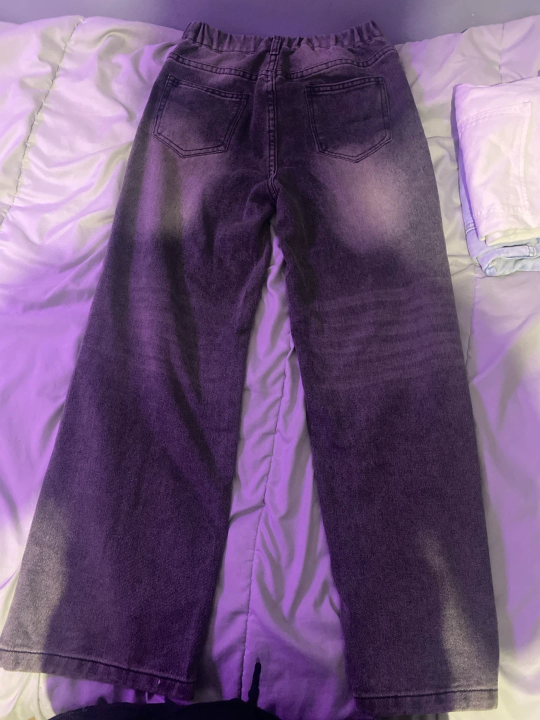 Grey Wide Leg Jeans - photo 2