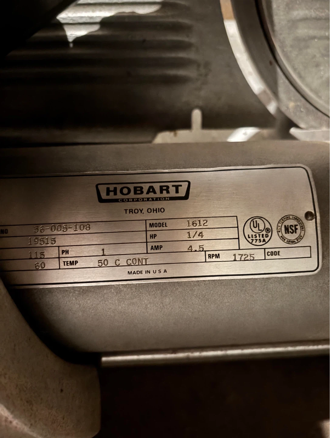 Hobart 1612 Meat Slicer - photo 3