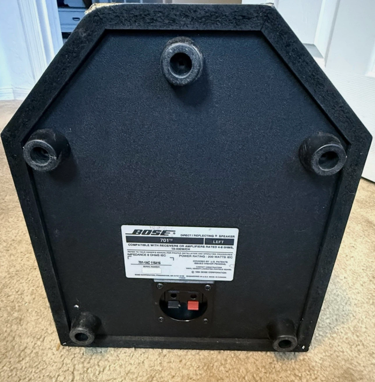 Bose 701 Direct/Reflecting Speakers - photo 4