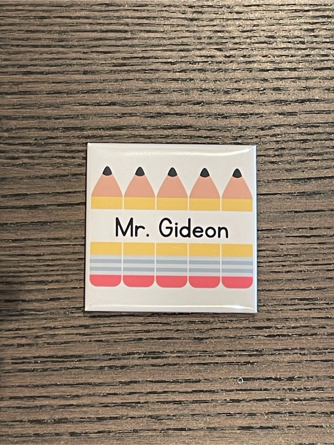 Custom Teacher Name Magnet