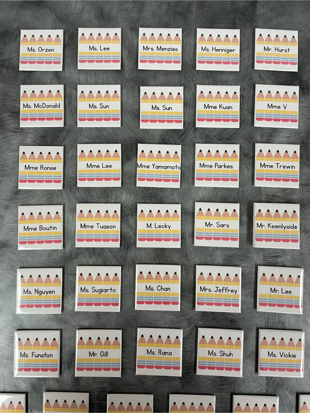 Custom Teacher Name Magnet - photo 3