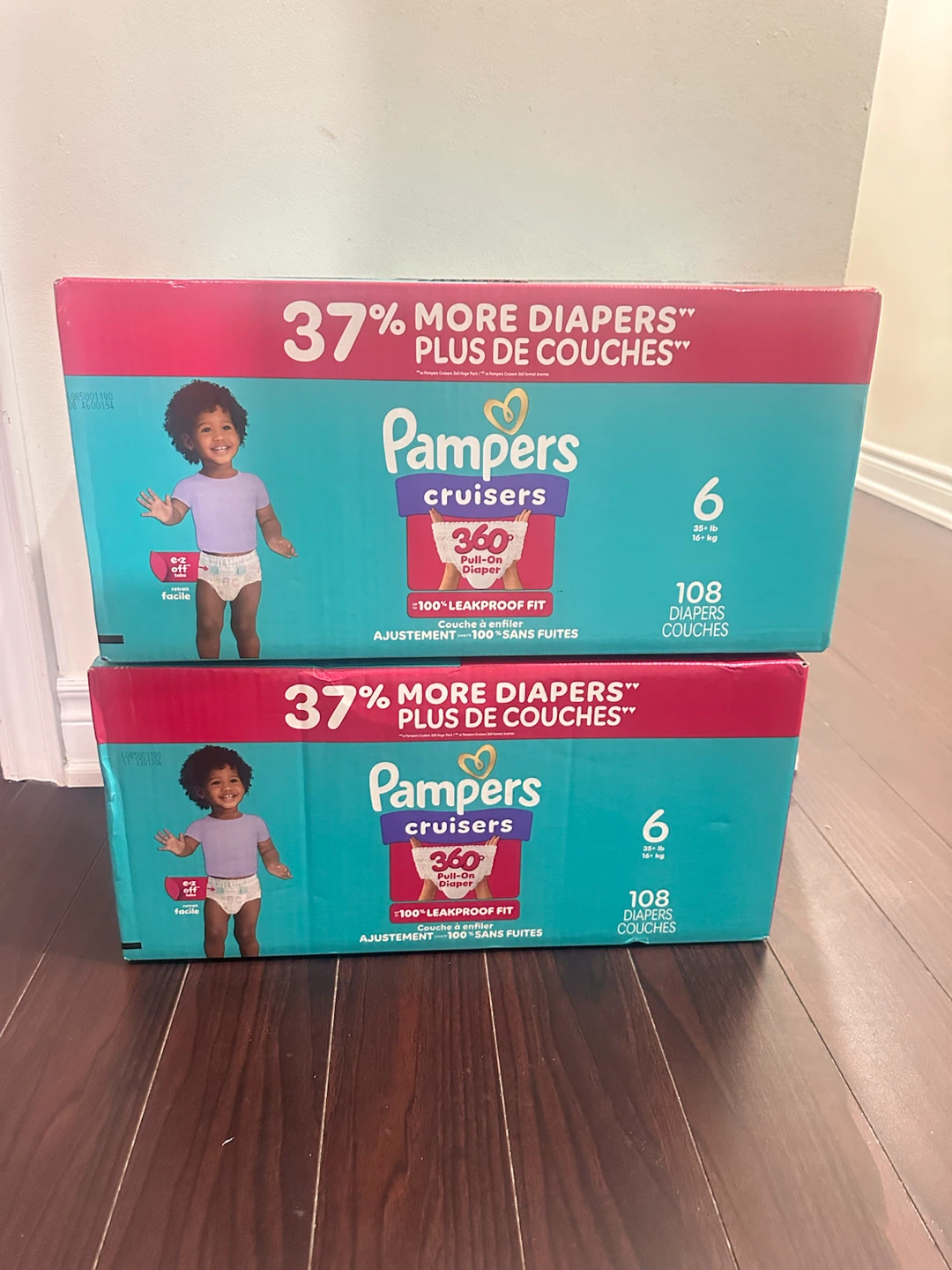 NEW Pampers cruisers size 6