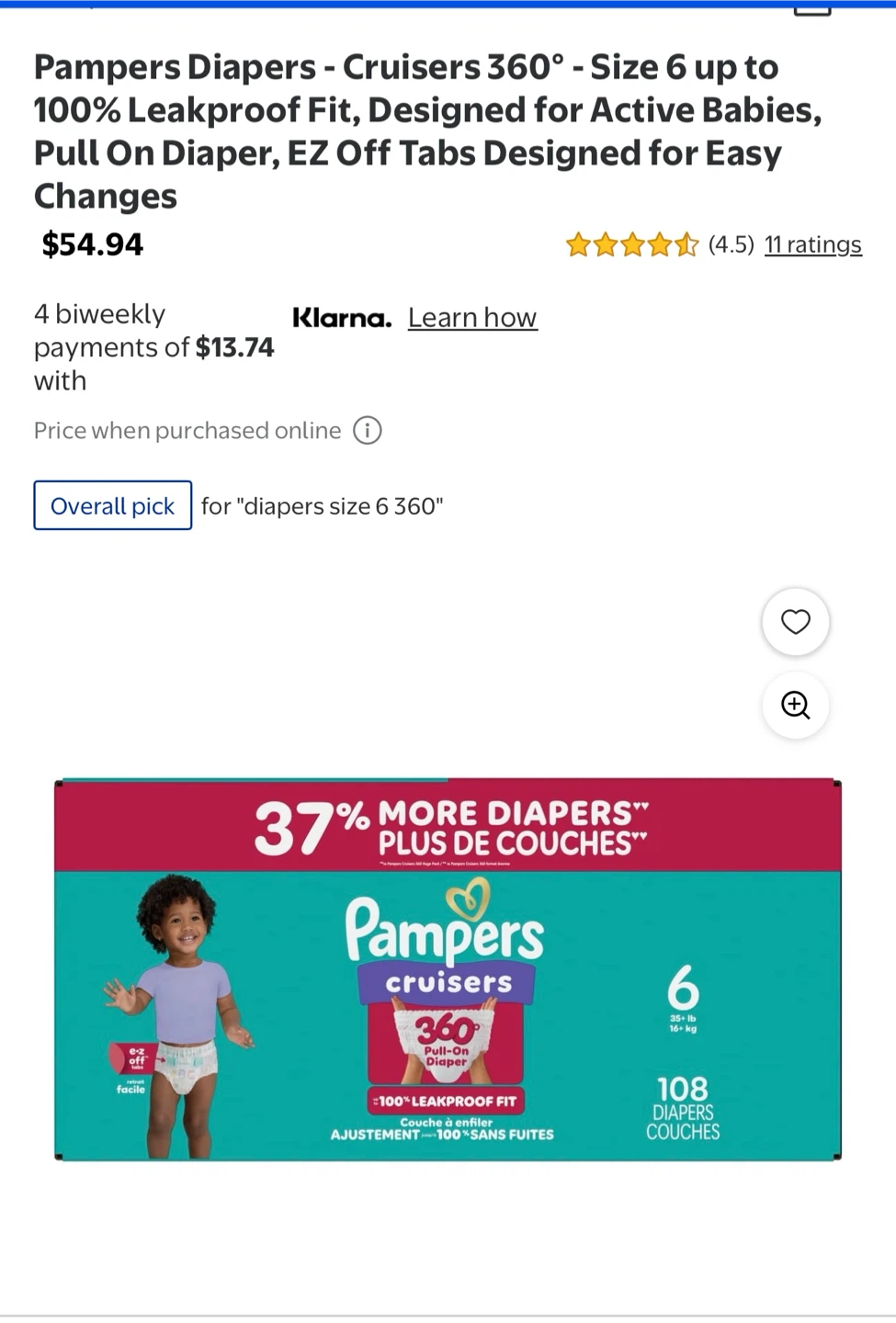 NEW Pampers cruisers size 6 - photo 2