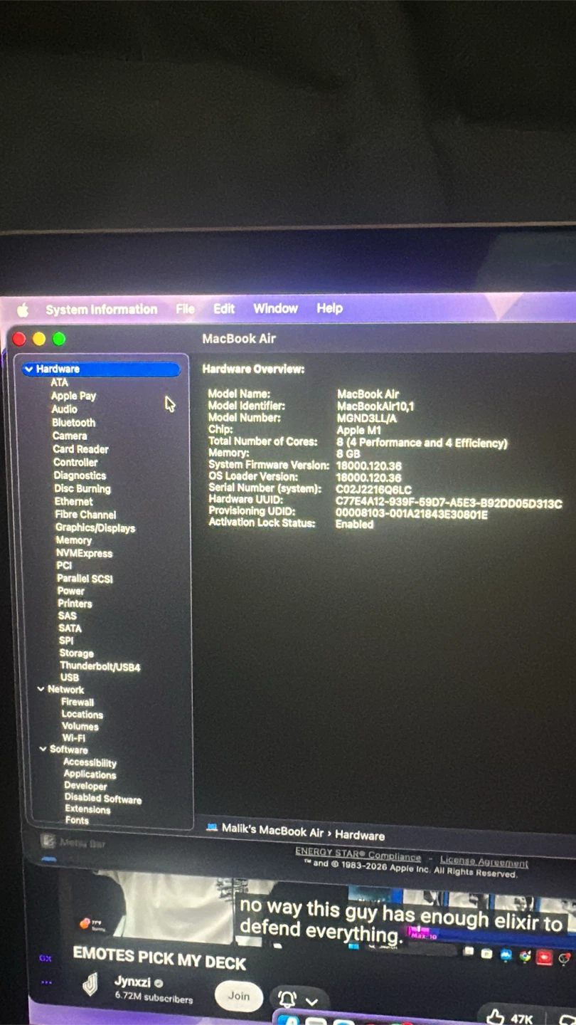 MacBook Air M1, 2020 w/ bt mouse - photo 3