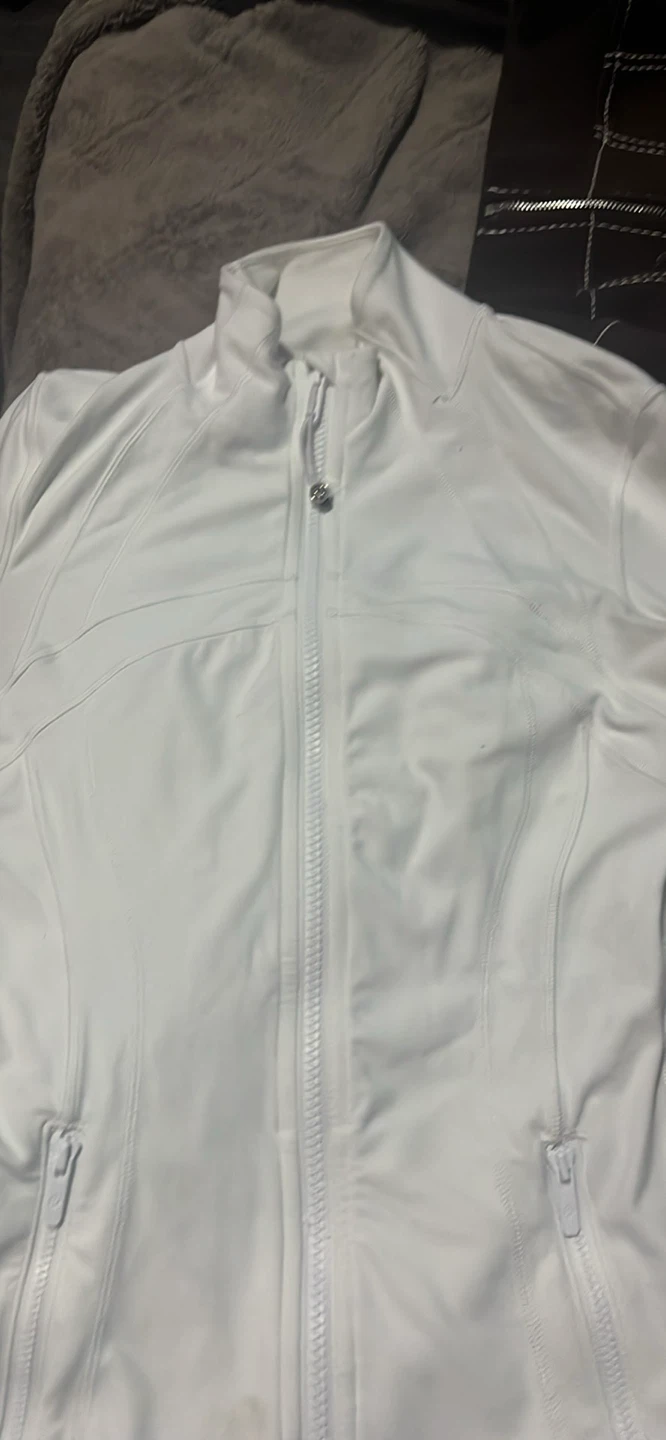 Lululemon White Full Zip Jacket Size 2
