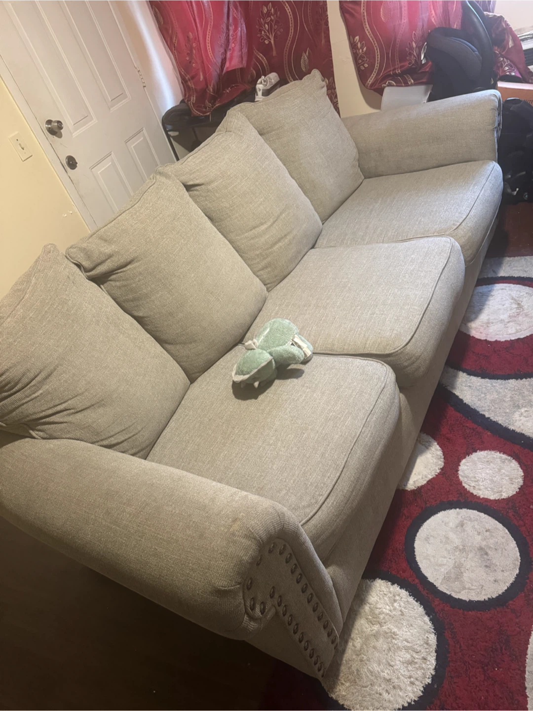 Light Gray Sectional Sofa - photo 2