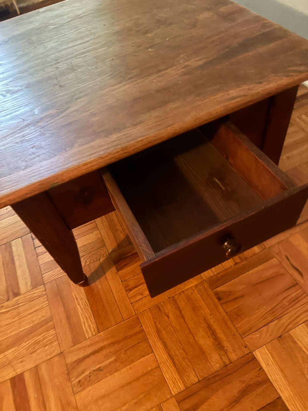 MOVING SALE!! Wooden Side Table with Drawers - photo 3