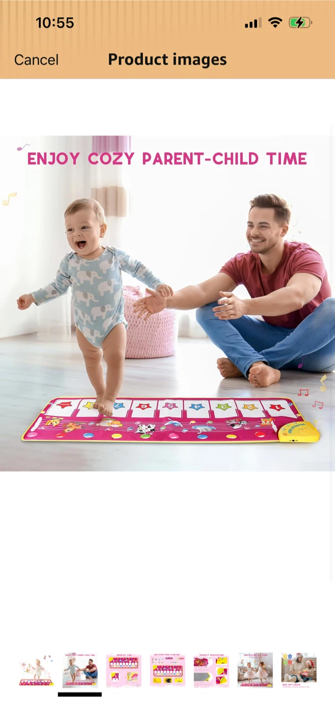 Brand New-Musical Piano Mat with Animal Sounds - photo 2