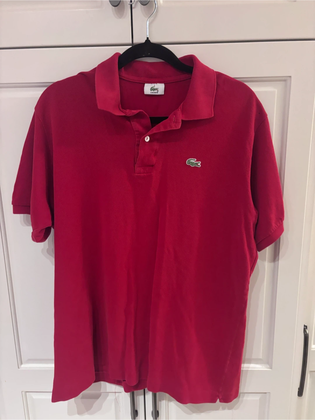 Lacoste Red Polo Shirt Size 6 - photo 2