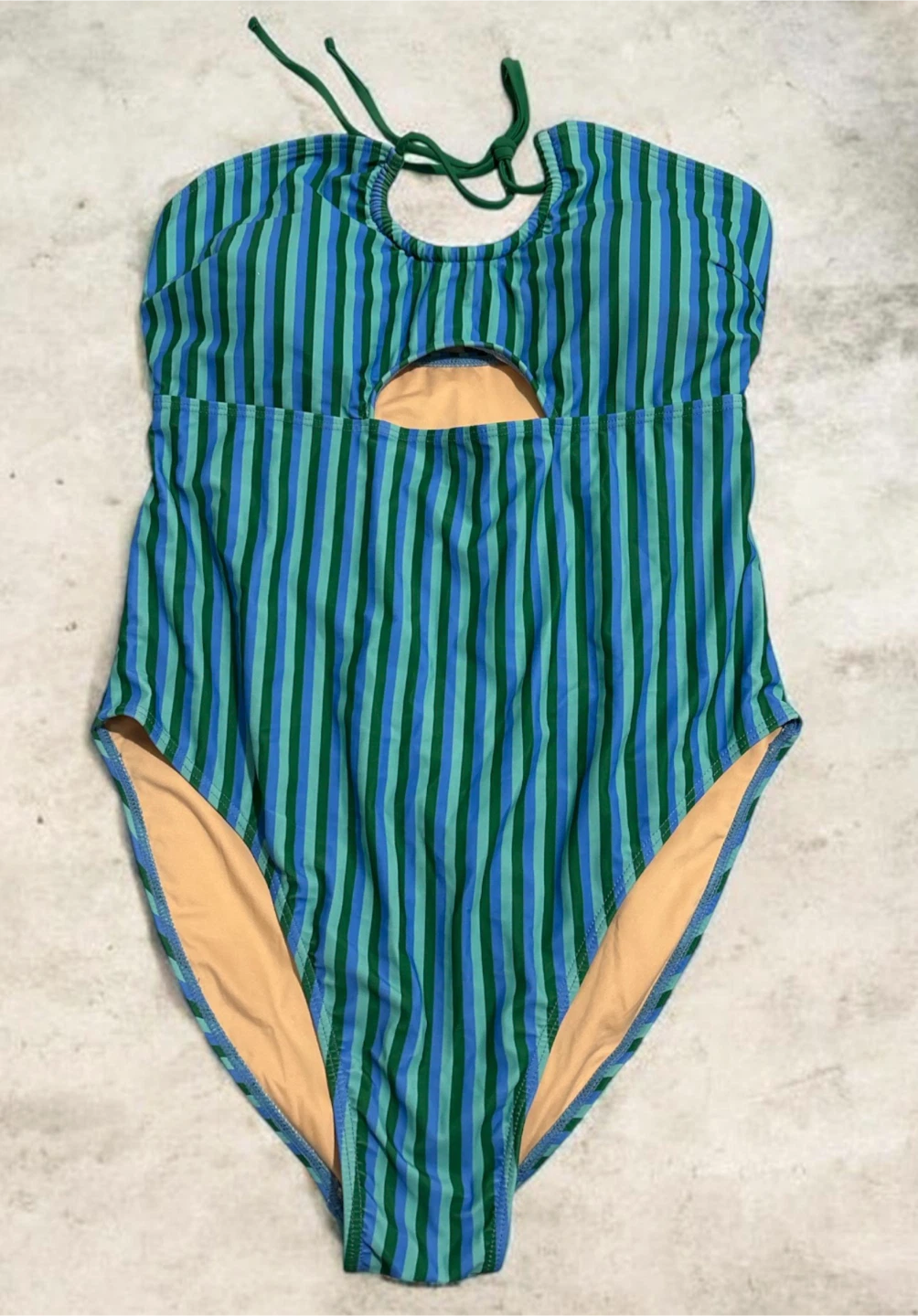 BMJL Striped One-Piece Swimsuit XL
