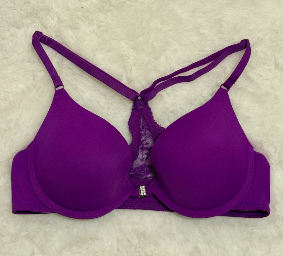 Purple Push-Up Bra
