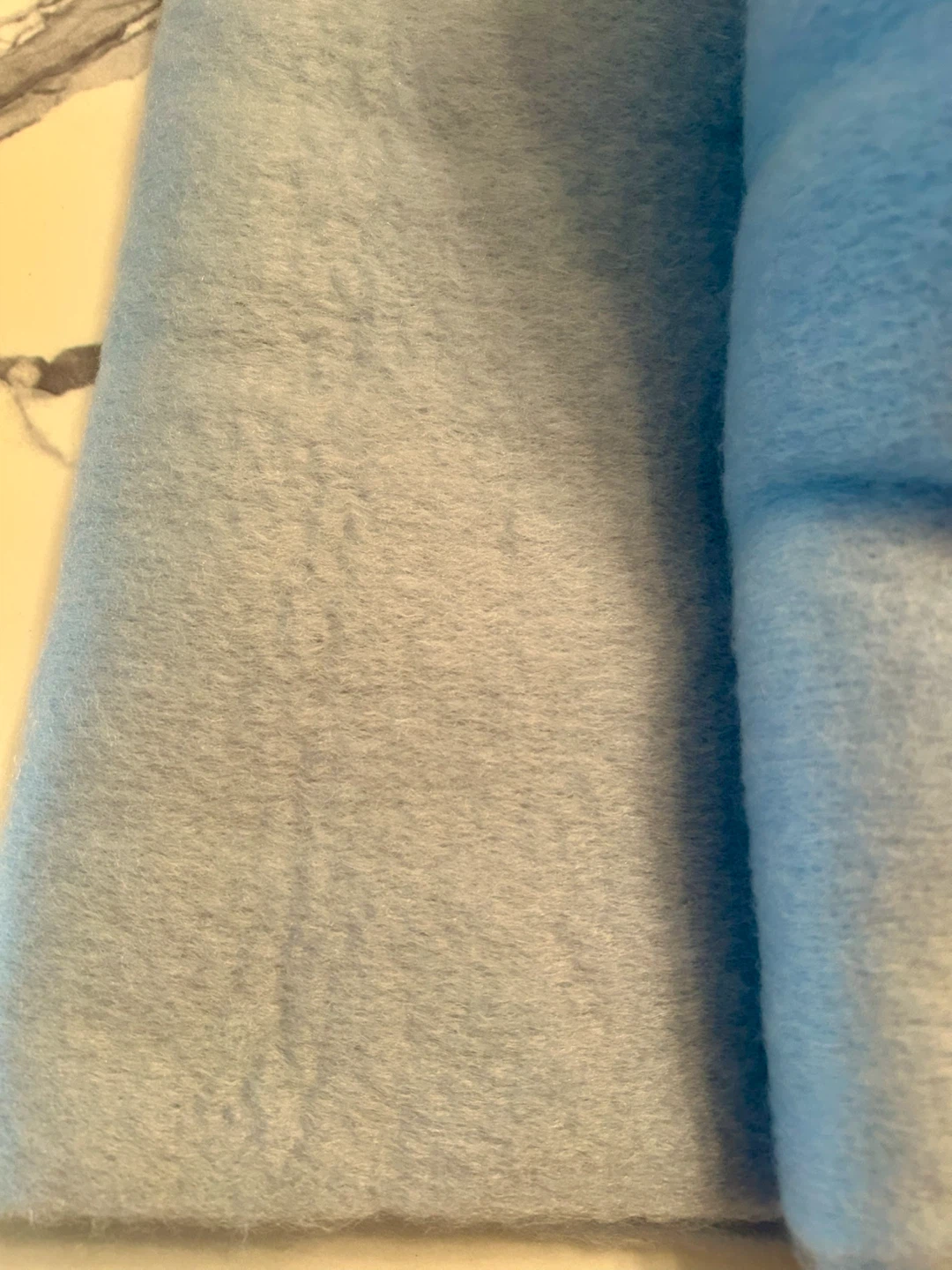 Light Blue Soft Scarf with Fringe (New!) - photo 3