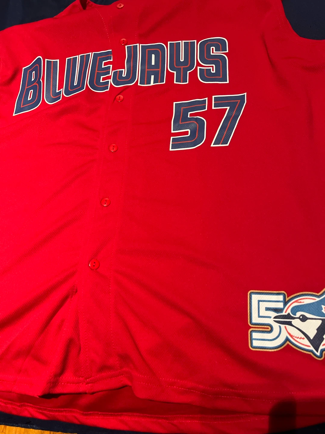 New -Toronto Blue Jays "Bieber" #57 Baseball Jersey - photo 3