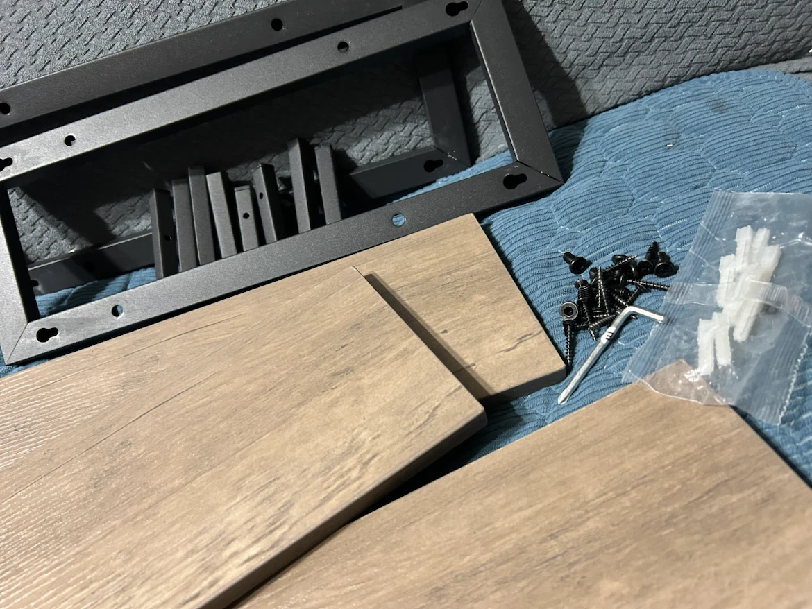 Brand New-HOOBRO Floating Shelves Set of 2 - Greige - photo 4