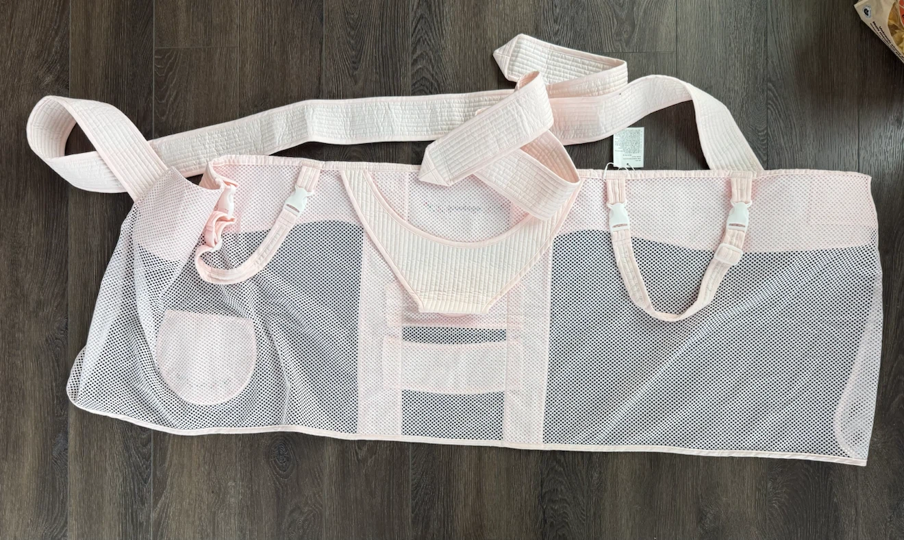 Agabang Pink Mesh Baby Carrier - photo 2