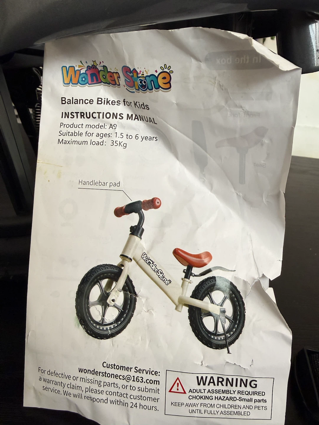 Wonder Stone Balance Bike - photo 2