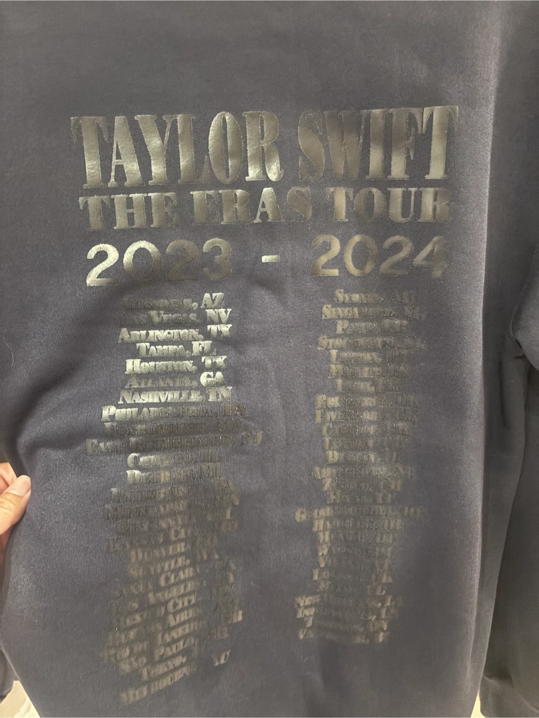 Taylor Swift The Eras Tour Crewneck Sweatshirt Size L - photo 4