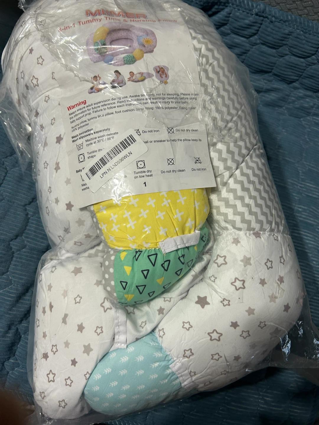 Brand New-Miimer 4-in-1 Tummy Time & Nursing Pillow - photo 5